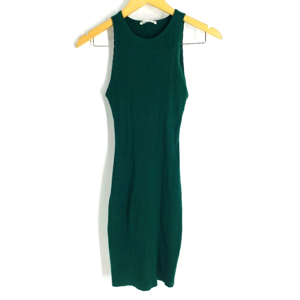 Reformation Green Mini Dress